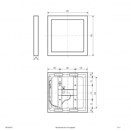EVN LED Deckenanbaupanel EPDU420125