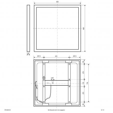 EVN LED Deckenanbaupanel EPDU820125