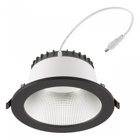EVN ES54200925 LED Deckeneinbauleuchte rund 20W 3000K/4000K/5700K weiß Notlicht IP54 Einbaudurchmesser 145 mm