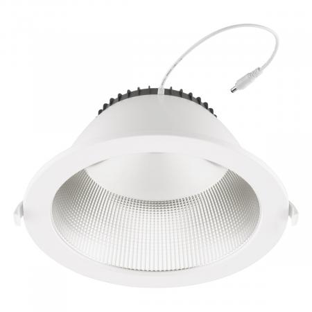 EVN ES54500125 LED Deckeneinbauleuchte rund 12-40W 3000K/4000K/5700K weiß IP54 Notlicht Einbaudurchmesser 240 mm