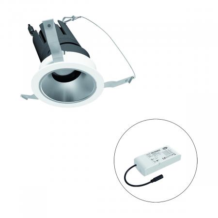 EVN F01R14AM1340L38D COB-LED Deckeneinbauleuchte 13W 4000K 1593lm 38° DALI-2 dimmbar Einbaudurchmesser 73mm