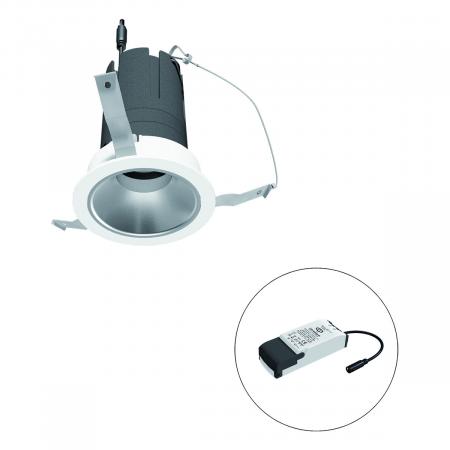 EVN F01R14SM1327L24P COB-LED Deckeneinbauleuchte 13 W 2700 K Warmweiß 1486 lm 24° Einbaudurchmesser 73 mm