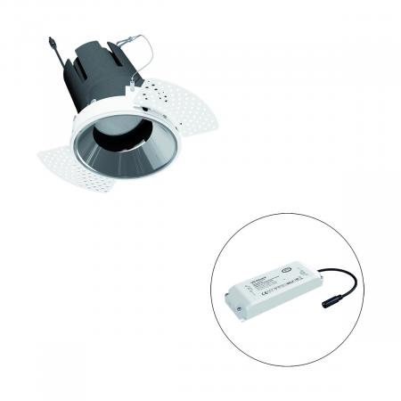 EVN F02R11AM2530L38P COB LED Deckeneinbauleuchte 25 W 3000 K 2917 lm 38° Einbaudurchmesser 121 mm
