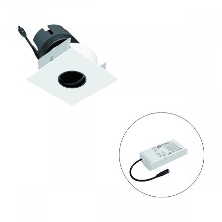 EVN SELECTO F07RXXXM0630L38D COB-LED Deckeneinbauleuchte 6 W 3000 K DALI dimmbar 530 lm CRI92 schwenkbar Einbaudurchmesser 65 mm