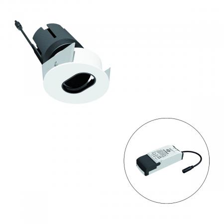 SELECTO F08RXXXM1327L15P COB-LED Deckeneinbauleuchte 13 W 2700 K Warmweiß 1147 lm 15° dimmbar Einbaudurchmesser 65 mm