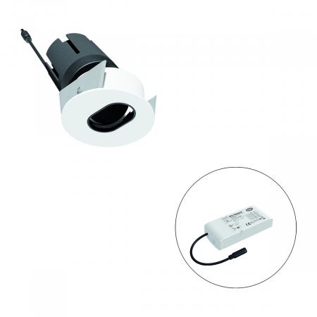 SELECTO F08RXXXM1340L24D COB-LED Deckeneinbauleuchte 13 W 4000 K Neutralweiß 1229 lm 24° DALI dimmbar Einbaudurchmesser 65 mm