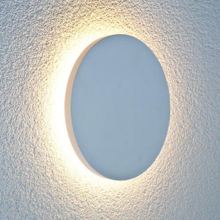 Flache EVN Gips-Wandleuchte rund inidivduell gestaltbar IP20 3000K 9.5W 635lm