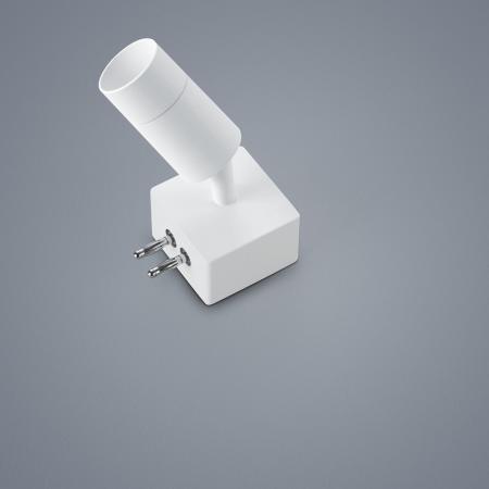 Helestra Vigo LED Strahler-Endstück in Weiß matt dimmbar