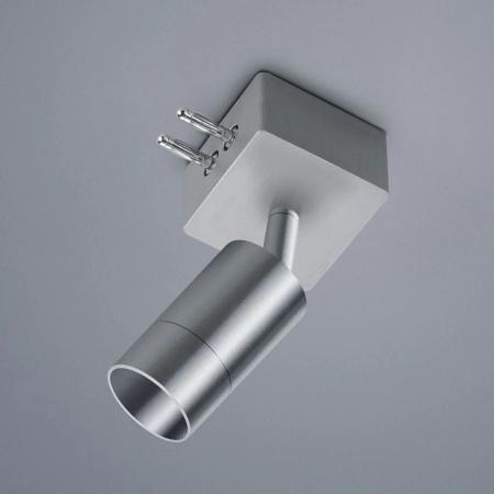 Helestra Vigo LED Strahler-Endstück in Mattnickel dimmbar