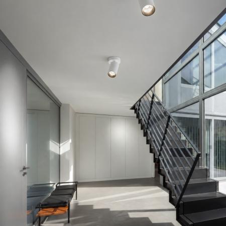 HELESTRA RIWA LED Deckenleuchte 8 W 480 lm 2700 K Warmweiß Ø 70 mm Mattweiß dimmbar