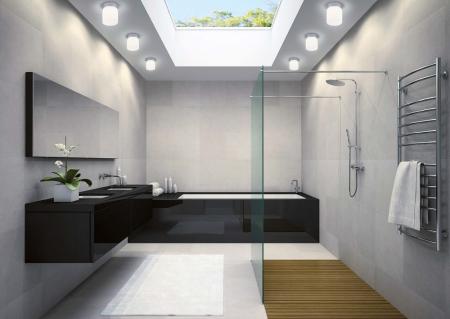 Helestra KETO LED Deckenleuchte in chrom ø10cm mit satiniertem Opalglas