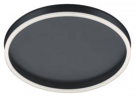 Helestra SONA LED Deckenleuchte 24 W 2040 lm 2900 K Warmweiß CASAMBI Smart Ø 40 cm Mattschwarz