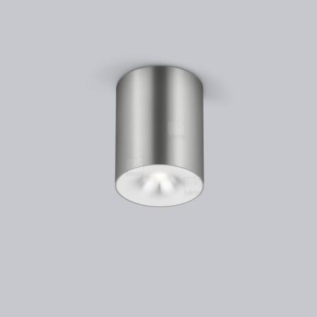 Helestra Runder LED Deckenstrahler NIO dimmbar in aluminium eloxiert , Aluminium + Blende mattweiß