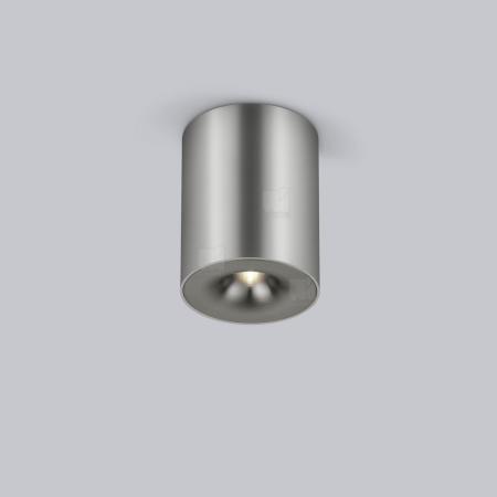 Helestra Runder LED Deckenstrahler NIO dimmbar in aluminium eloxiert , Aluminium + BleBlende titangraueloxiert