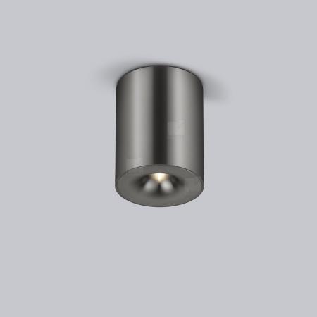 Helestra Runder LED Deckenstrahler NIO dimmbar titangrau eloxiert, Aluminium + Blende titangrau eloxiert