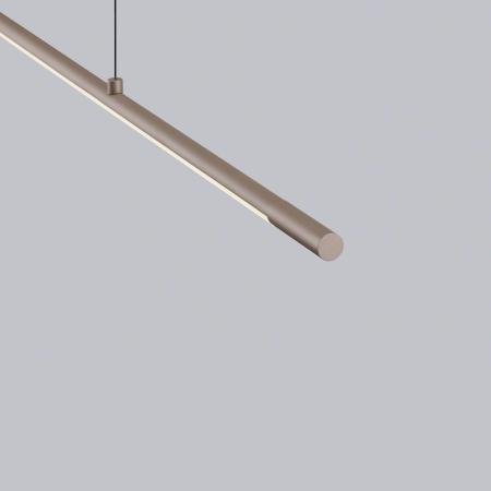 Helestra LEDA Filigrane LED Balken Pendelleuchte in coffee 133cm