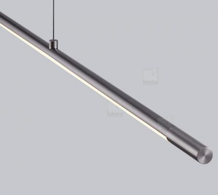 Helestra LEDA Filigrane LED Balken Pendelleuchte titangrau eloxiert 155cm