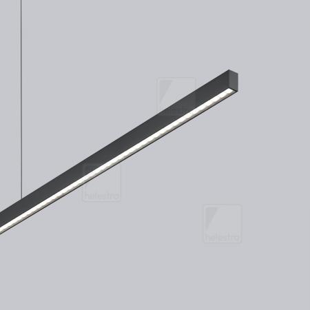 Helestra LOOPY-evo Pendelleuchte LED 36W Mattschwarz