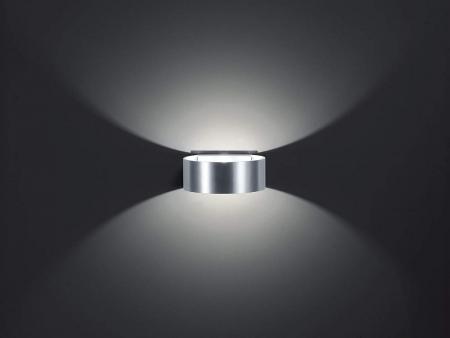 HELESTRA FOSCA LED Wandleuchte 9 W 580 lm 3000 K Warmweiß 160 mm Aluminium matt indirektes Licht
