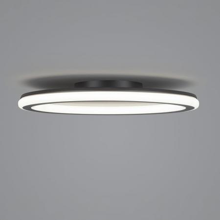 HELESTRA SAO LED Deckenleuchte 40 W 2700 K Warmweiß 3710 lm Ø 42 cm Schwarz matt dimmbar, Casambi optional, IP20