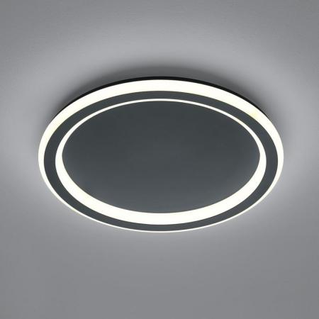 HELESTRA ELARA LED Deckenleuchte 25 W 1930 lm 2700 K Warmweiß dimmbar Schwarz matt