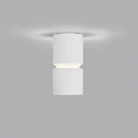 HELESTRA ROK LED Deckenleuchte 10 W 2700 K Warmweiß 1020 lm Ø 8 cm Mattweiß, direkt/indirekt, dimmbar, IP20