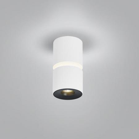 HELESTRA ROK LED Deckenleuchte 10 W 2700 K Warmweiß 1020 lm Ø 8 cm Mattweiß, direkt/indirekt, dimmbar, IP20