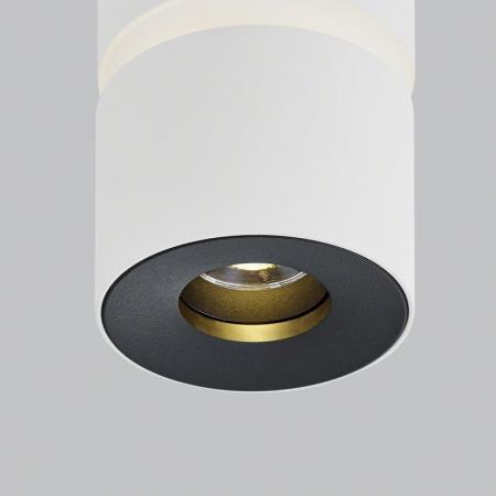 HELESTRA ROK LED Deckenleuchte 10 W 2700 K Warmweiß 1020 lm Ø 8 cm Mattweiß, direkt/indirekt, dimmbar, IP20