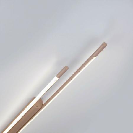 150cm Helestra LEDA LED Deckenleuchte in coffee