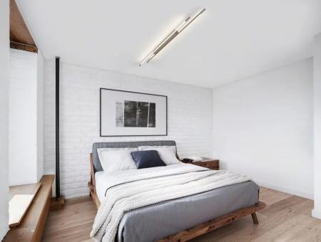 150cm Helestra LEDA LED Deckenleuchte in titangrau eloxiert