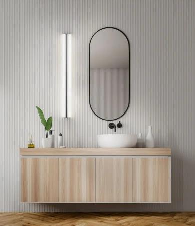  Helestra LOOM Wand-/Deckenleuchte chrom 90cm