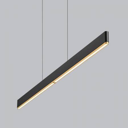 Helestra NIN Pendelleuchte LED schwarz-gold – dimmbar mit EASY-LIFT Höhenverstellung