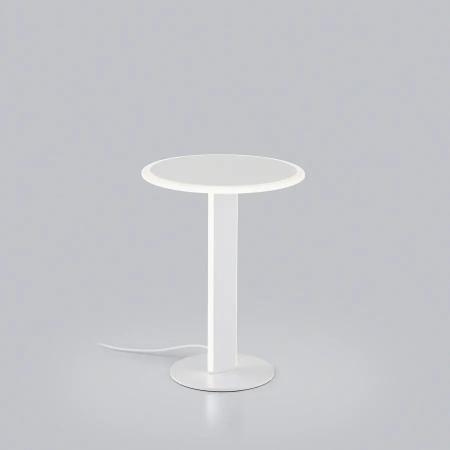 Helestra VAYA Tischleuchte mattweiß mit Acryldiffusor satiniert