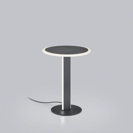 Helestra VAYA Tischleuchte mattschwarz mit Acryldiffusor satiniert