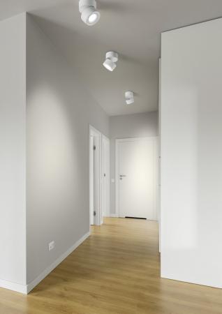 HELESTRA NAKA LED Deckenstrahler 15 W 1170 lm 2800 K Warmweiß 1-flammig schwenkbar dimmbar Weiß matt