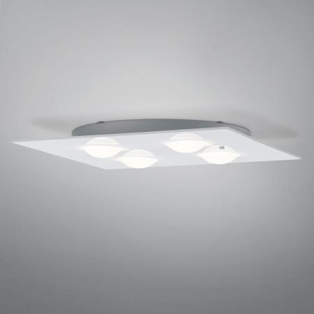 HELESTRA NOMI LED Deckenleuchte 28 W 3180 lm 2700 K Warmweiß 4-flammig dimmbar Weiß
