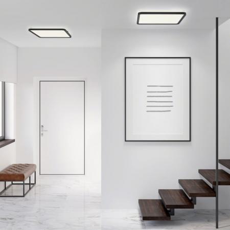 HELESTRA VESP LED Deckenleuchte 50 W 2870 lm 3000 K Warmweiß dimmbar Schwarz matt