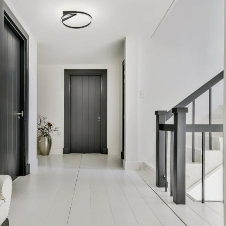 HELESTRA ELARA LED Deckenleuchte 25 W 1930 lm 2700 K Warmweiß dimmbar Schwarz matt