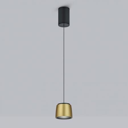 HELESTRA OVE LED Pendelleuchte 16 W 1130 lm 2700 K Warmweiß dimmbar Schwarz Gold