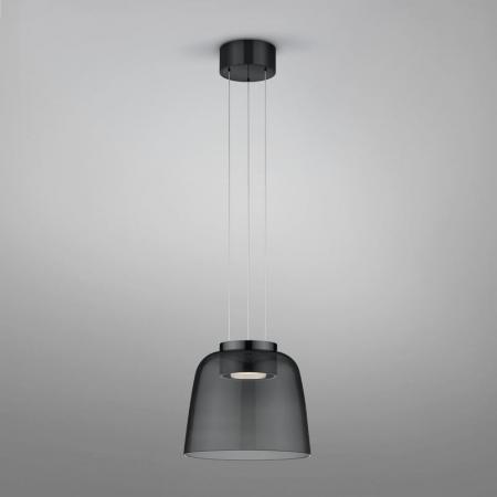 HELESTRA ODA LED Pendelleuchte 25 W 1810 lm 2700 K Warmweiß dimmbar Schwarzchrom