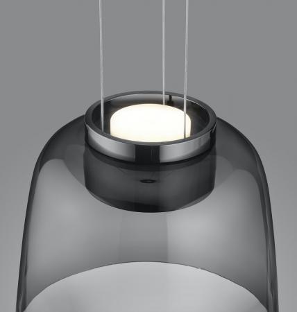 HELESTRA ODA LED Pendelleuchte 25 W 2340 lm 2700 K Warmweiß dimmbar Schwarz Gold