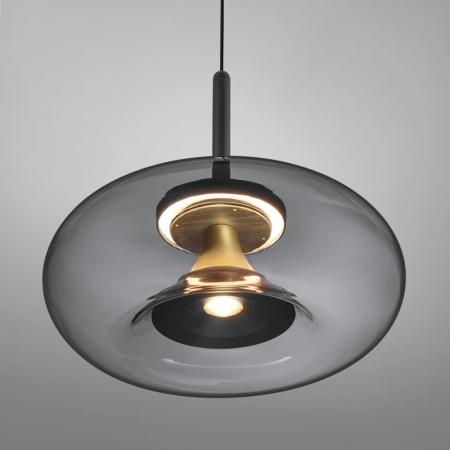 HELESTRA SICA LED Pendelleuchte 17 W 1750 lm 2700 K Warmweiß dimmbar Schwarz Gold