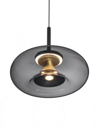 HELESTRA SICA LED Pendelleuchte 3-flammig 27 W 2780 lm 2700 K Warmweiß dimmbar Schwarz Gold