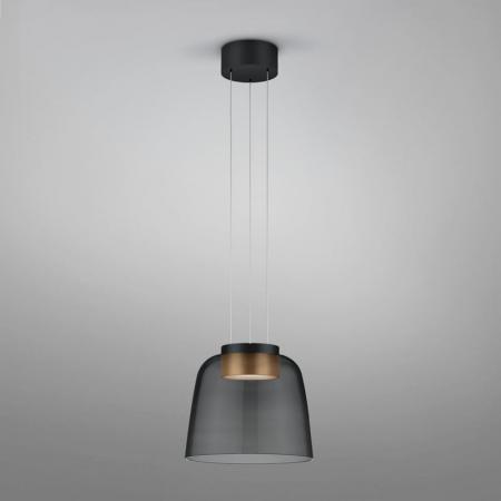 HELESTRA ODA LED Pendelleuchte 25 W 2340 lm 2700 K Warmweiß dimmbar Schwarz Gold