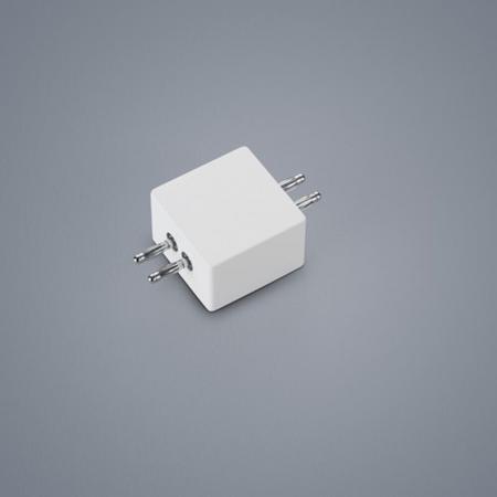 Helestra Vigo Lichtschienen Linienverbinder in mattweiss