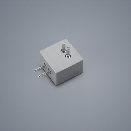 Helestra 90° Verbinder Decke-Wand Wand/Wand mattnickel eloxiert