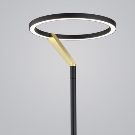 HELESTRA ELARA LED-Stehleuchte 13,5 W 920 lm 2700 K Warmweiß Plus Ra 90 230 V dimmbar Schwarz/Gold