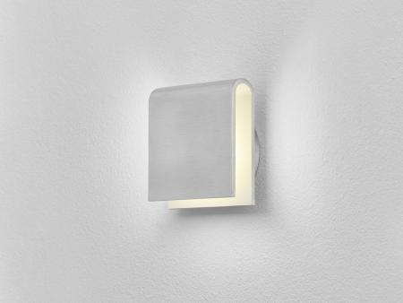 HELESTRA CANO LED-Wandeinbauleuchte 9,7 W 980 lm 2700 K Warmweiß Ra 90 230 V IP20 Aluminium matt  62 mm Einbaubreite