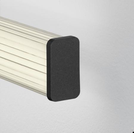 HELESTRA ALLA LED-Wandleuchte 18 W 1620 lm 3000/4000 K Warmweiß / Neutralweiß Ra 90 230 V IP44 dimmbar Mattschwarz