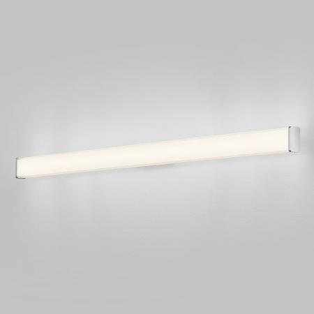 HELESTRA ALLA LED-Wandleuchte 24 W 1890 lm 3000/4000 K Warmweiß/Neutralweiß Ra 90 230 V IP44 Chrom 120 cm